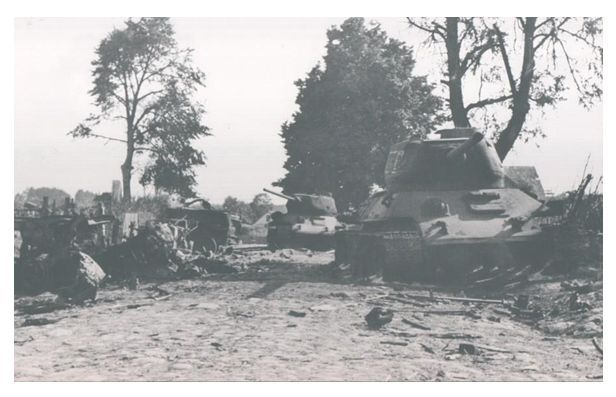 Tanks T-34 destroyed in Torgovishche ......................................................