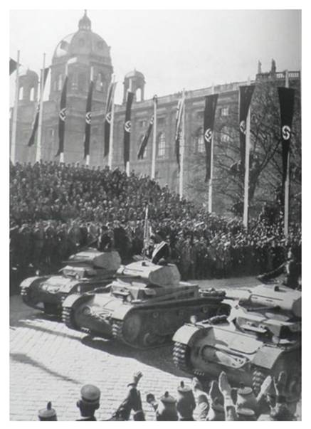 Pz Kw II Ausf. a/b during the parade in the capital of Austria......................
