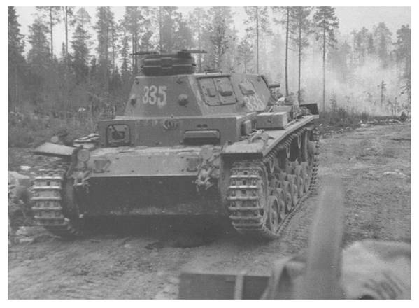 A Pz.Kw III Ausf. H in the fights in Oinasniemi on July 16, 1941.................................