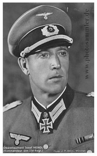 Oberstleutnant Josef Heindl: After the death of Oberst Schmidt on January 29, 1943, he led the GR 199 outside the encirclement in the area of ​​Woronesh................................<br />http://www.photosammler.de/Serien/list01e.htm (off-line)