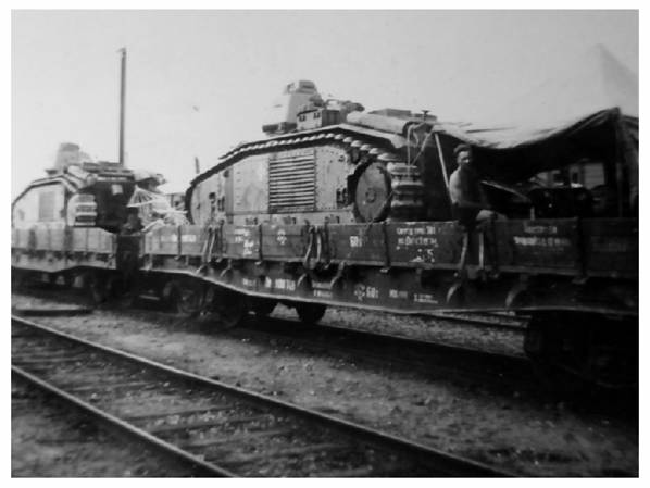 Panzerkampfwagen B2 740 (f) Flammpanzer belonging to Pz.Abt. 102 (F) are transported to the front by rail before the start of Operation Barbarossa in 1941............................