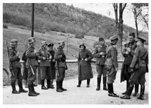 On the new demarcation line behind Vimperk, representatives of Czechoslovakia and the German army agree on the details of the return of horses and vehicles seized during the mobilization...........