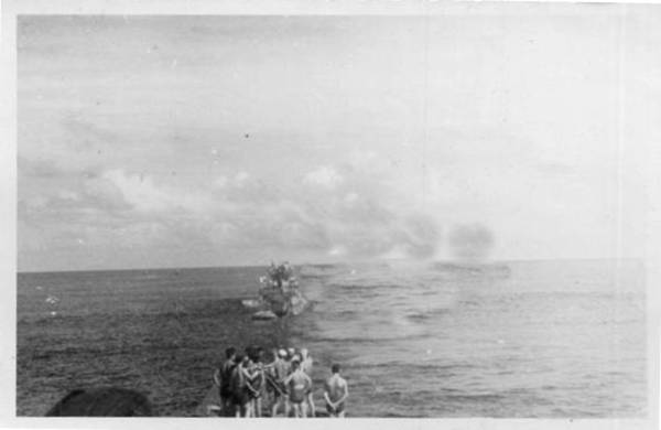Encounter on the high seas with U 129 during the latter's 5th Patrol (according to the source)...............