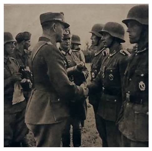 Awarding members of the SA with the Iron Cross 2nd Class.......................