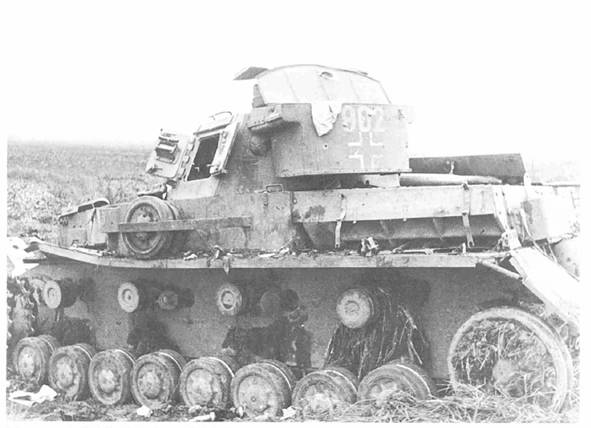 A Pz Kw IV of the 9. Company, PR 4 (13. Pz) destroyed during the fighting in November 1942.......