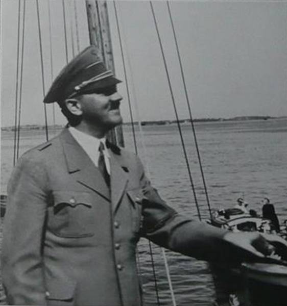 The Führer aboard..........