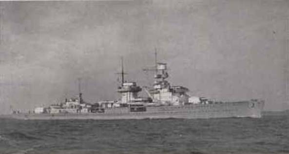 The Cruiser Nürnberg III. The first was sunk in the battle of Malvinas 1914; the second in Scapa Flow.