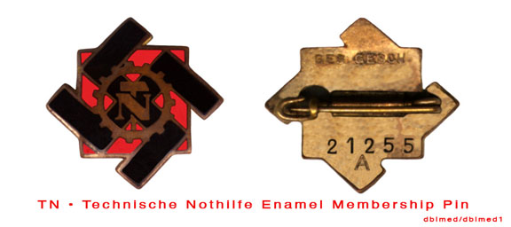 TeNo Membership Pin - Enamel  - Opaque Type