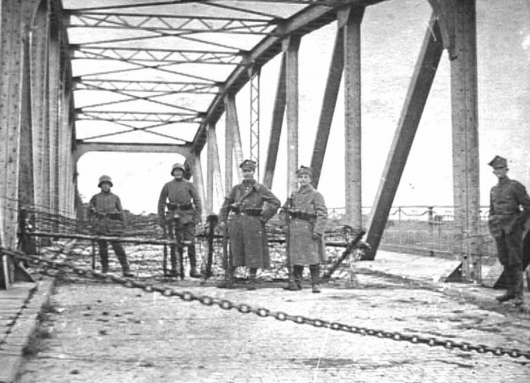 Important Czarnkowski bridge captured from German hands by Greater Poland's soldiers