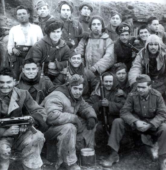 source unknown:spanish volunteers february 1943