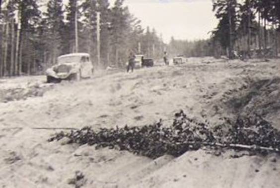 Sandy road - Russia 1941.