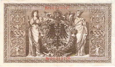 1910 red 1000 Mark note reverse.jpg