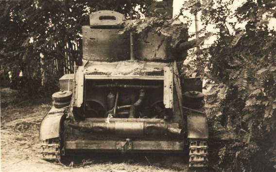 Polish tank Vickers.