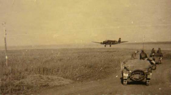 Aerial supply with Ju-52……was necessary in the vast steppe.
