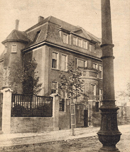 The house in Gelsenkirchen, where Werner Mölders was born.