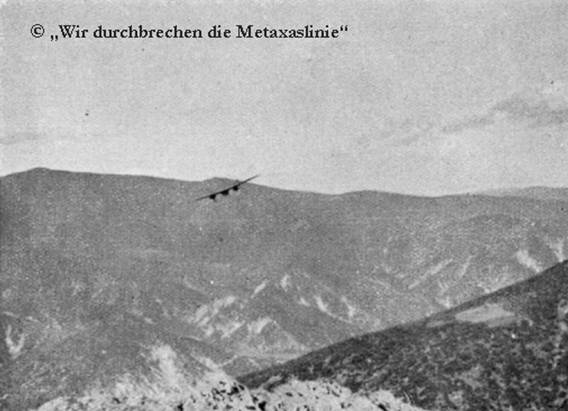 A German plane over Height 520..................