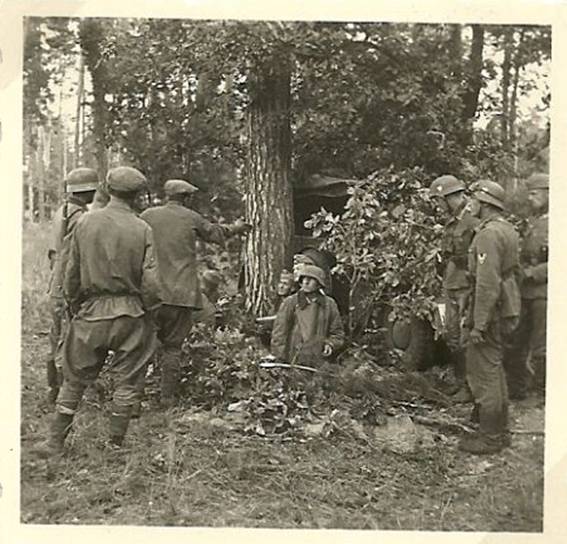Soviet partisans are interrogated in the Unit's CP.....................