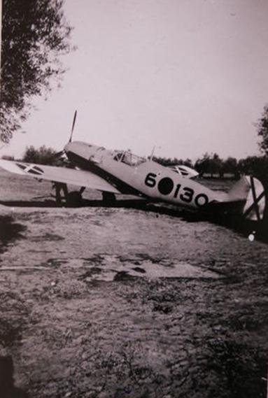 The Bf-109E number 6-130 ........................