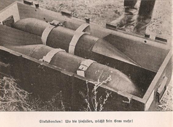 Ju-87's bombs on its packaging .......................
