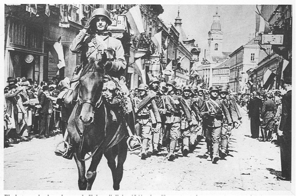 Hungarian troops in Kolomea................