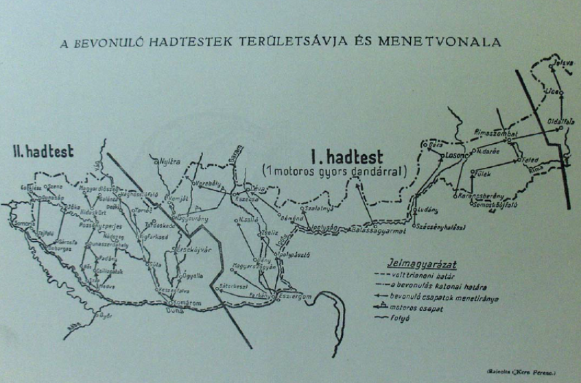 Hungarian occupation of the allocated territories.........................