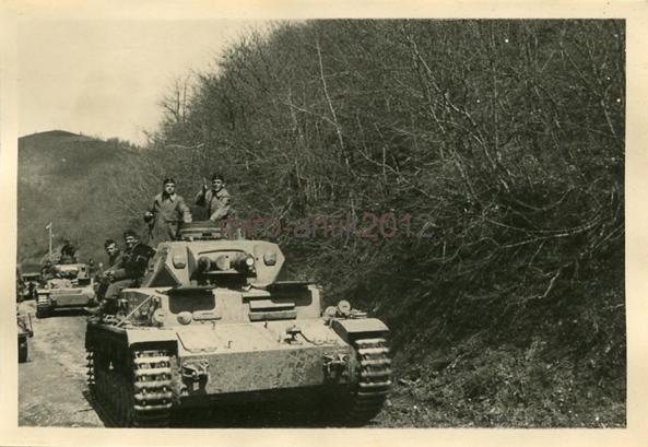 Pz Kw IV Ausf. C of the PR 31 in the Balkans .........................................