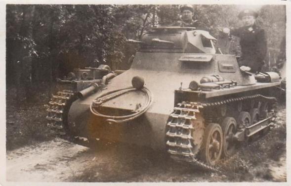 Or.Foto Panzer Tank Besatzung Schutzmütze