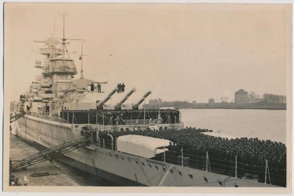 Commissioning (Indienststellung) of the battleship Admiral Graf Spee on January 6, 1936............................................