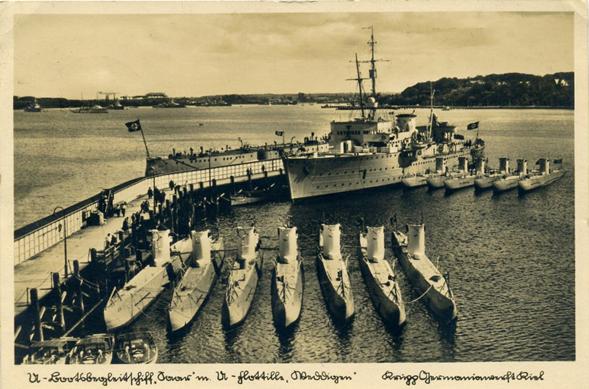 The U Flotille Weddigen and the Submarine Tender Saar.......................................