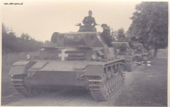 A German armored column; in the lead a Pz Kw IV Ausf. B/C...................................................